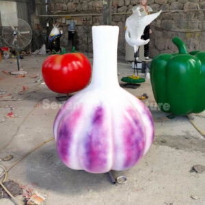 Custom Fiberglass Garlic Sculpture