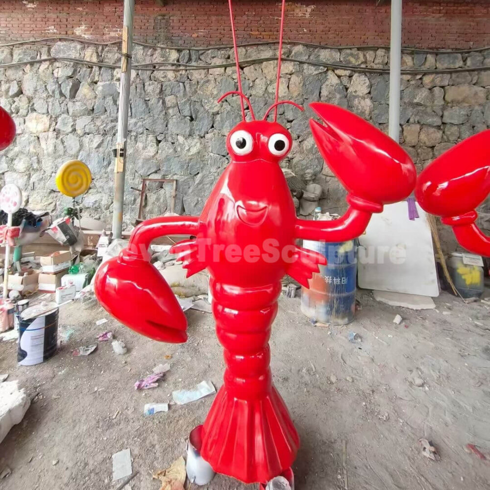 Fiberglass Giant Crayfish Statue