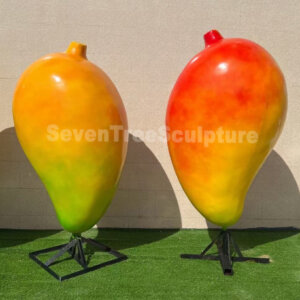 Resin Fiberglass Mango Sculpture