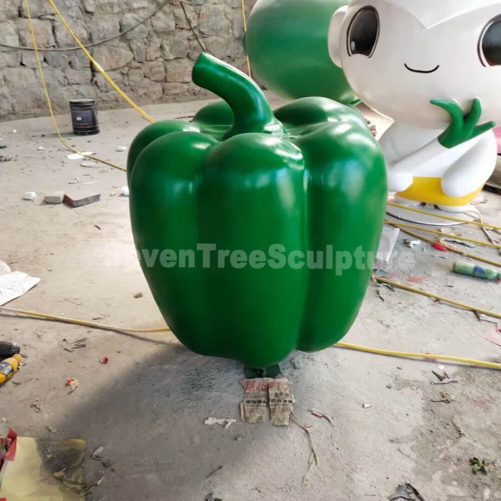 Fiberglass Pepper Sculpture For Sale