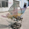 Stainless Steel Butterfly Sculpture For Sale - Image 3