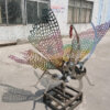 Stainless Steel Butterfly Sculpture For Sale