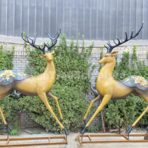 Bronze Deer Statue For Sale