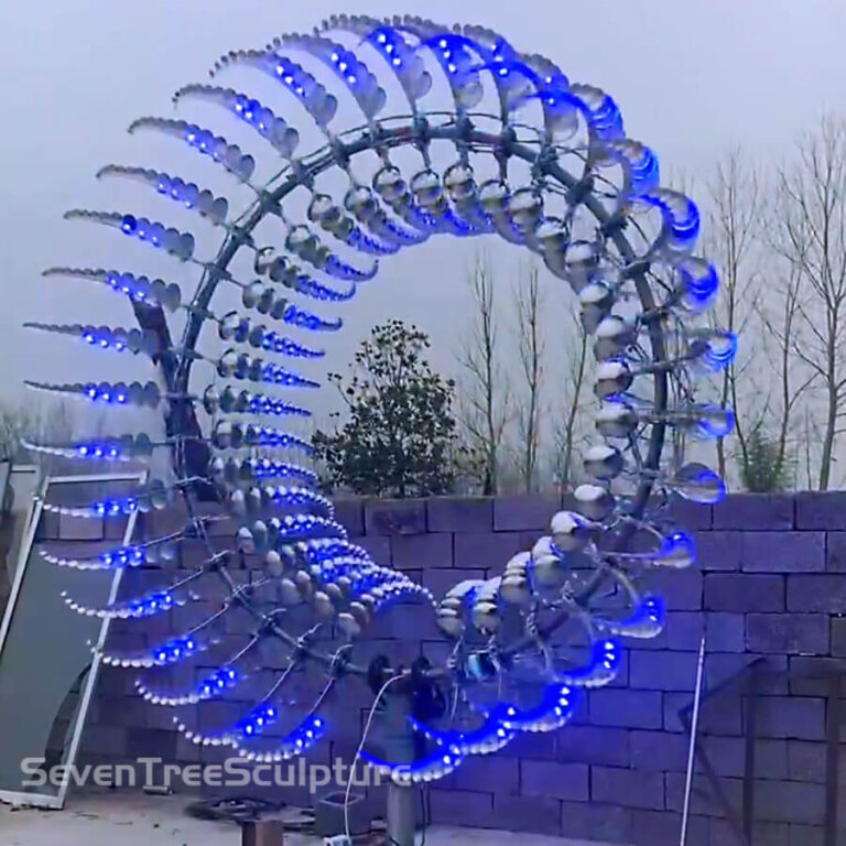 Copper Wind Sculptures For Sale SevenTreeSculpture