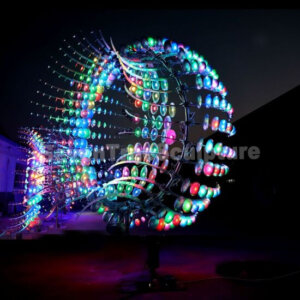 Metal Sculptures Move With Wind For Sale