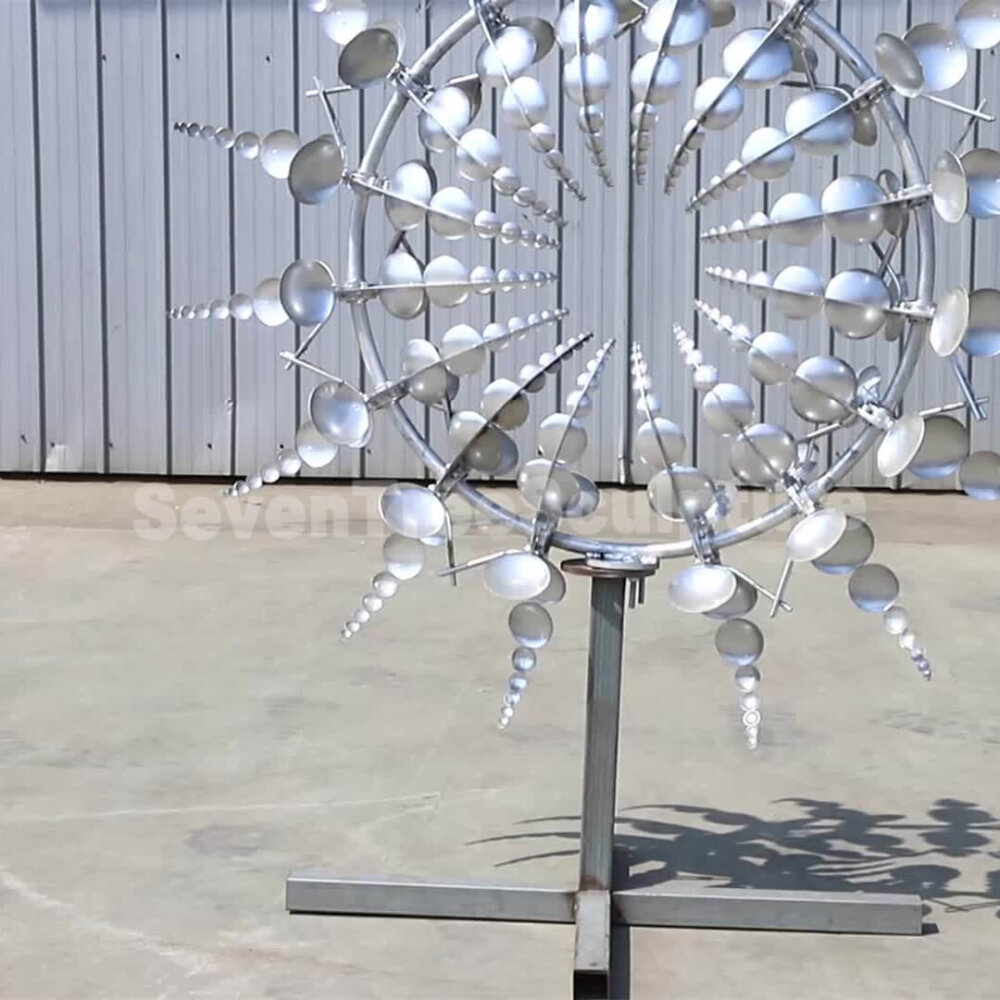 Metal Sculptures That Move With The Wind For Sale - Image 2