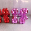 Red Balloon Dog Sculpture For Sale - Image 4