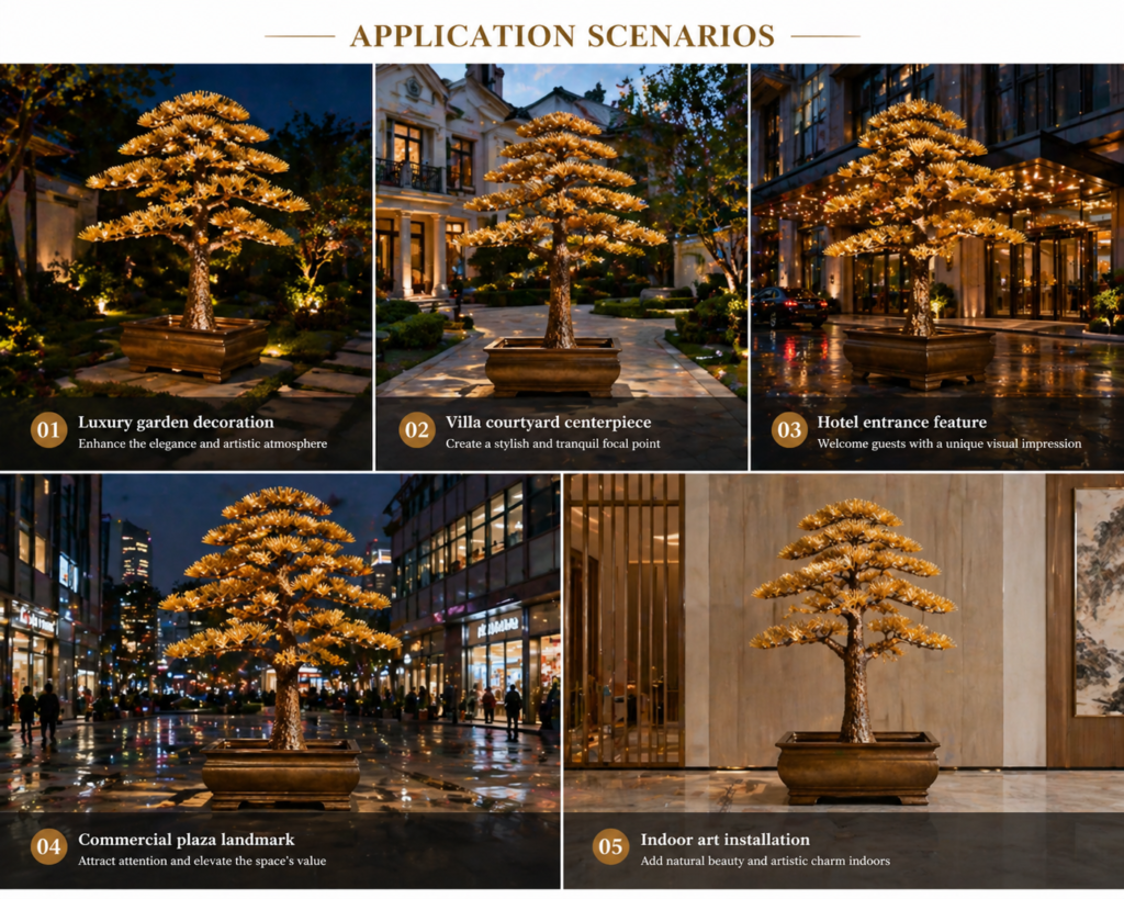 Applications of Metal Tree Sculptures