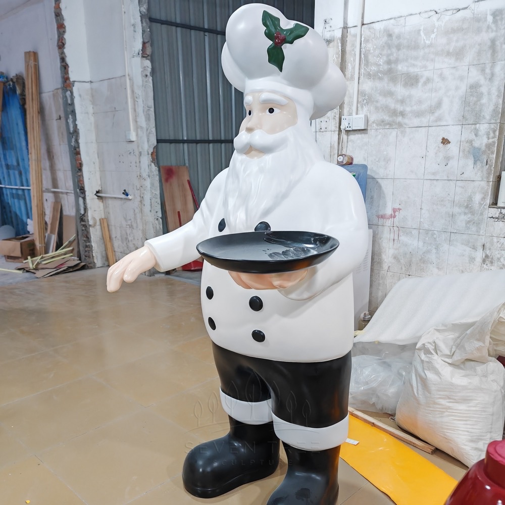 chef decoration statue