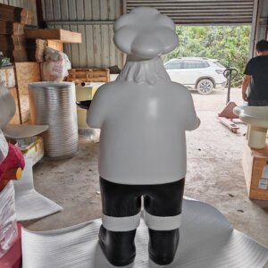 restaurant chef statue