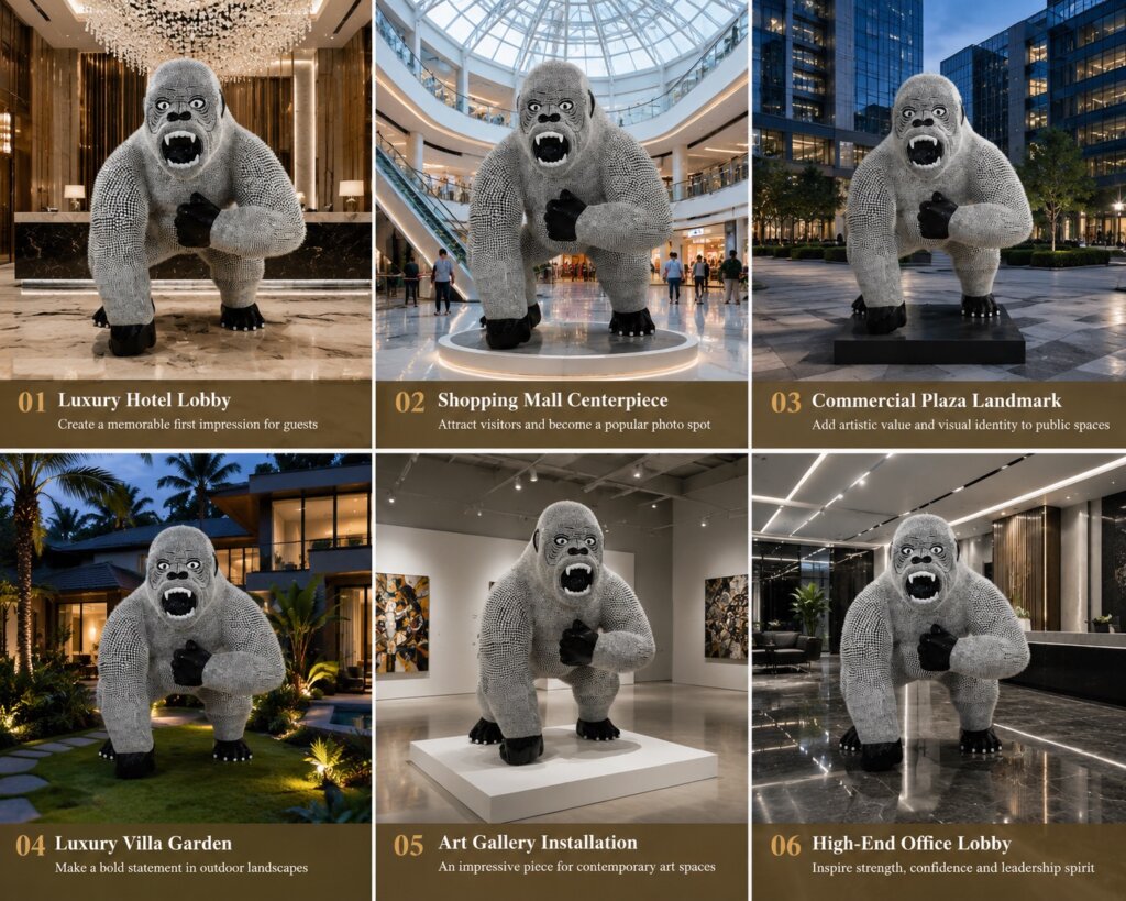 Applications of Gorilla Sculptures