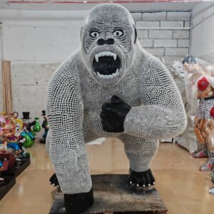 large gorilla sculpture