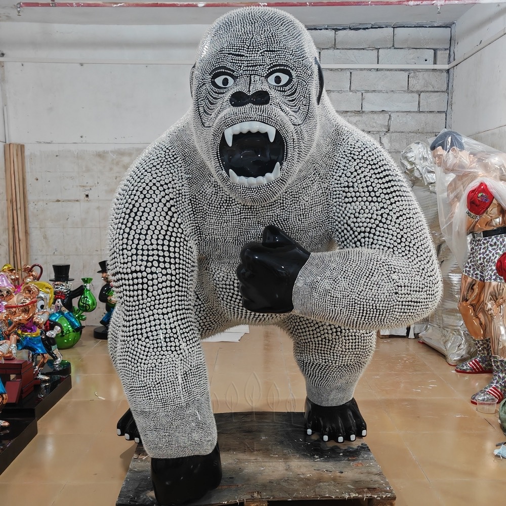 large gorilla sculpture