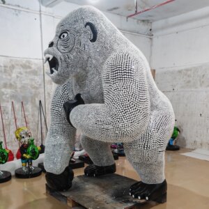 luxury gorilla sculpture