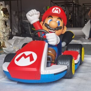 Mario Kart Sculpture | Custom Gaming Character Statue for Display & Events