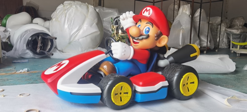 Mario Kart sculpture
